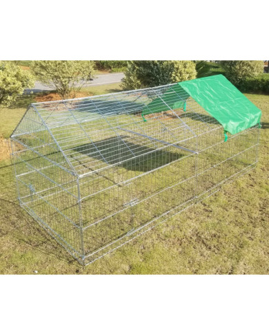 @Pet Enclos d'extérieur pour animaux de compagnie Luxury XL Métal | Mobilier & Déco