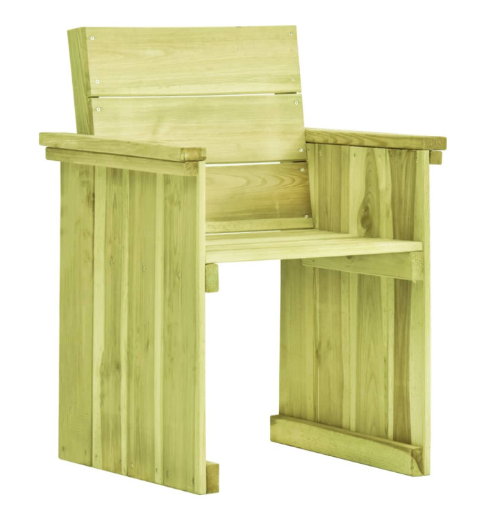 Chaise de jardin Bois de pin imprégné | Mobilier & Déco