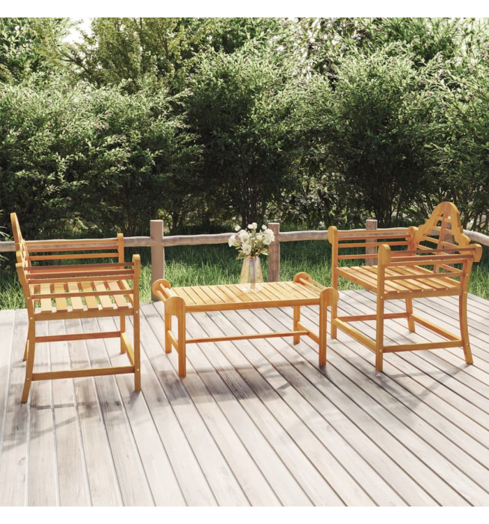 Chaises de jardin lot de 2 91x62x94 cm Bois de teck solide | Mobilier & Déco