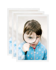 Collage de cadres photo 3 pcs de table Blanc 18x24 cm MDF | Mobilier & Déco