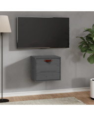 Armoire murale Gris 40x30x35 cm Bois de pin massif | Mobilier & Déco