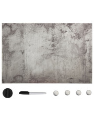 Tableau noir magnétique mural Verre 50x30 cm | Mobilier & Déco