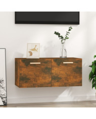 Armoire murale Chêne fumé 80x35x36,5 cm Bois d'ingénierie | Mobilier & Déco