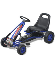 Kart à pédale avec siège ajustable Bleu | Mobilier & Déco