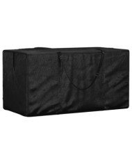 Sac de rangement pour coussins de jardin noir 150x75x75 cm PE | Mobilier & Déco