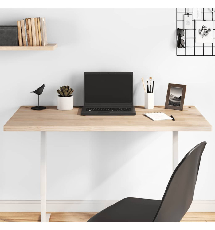 Dessus de bureau 110x55x2,5 cm bois massif de pin | Mobilier & Déco