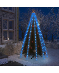 Guirlande lumineuse d'arbre de Noël 250 LED Bleu 250 cm | Mobilier & Déco