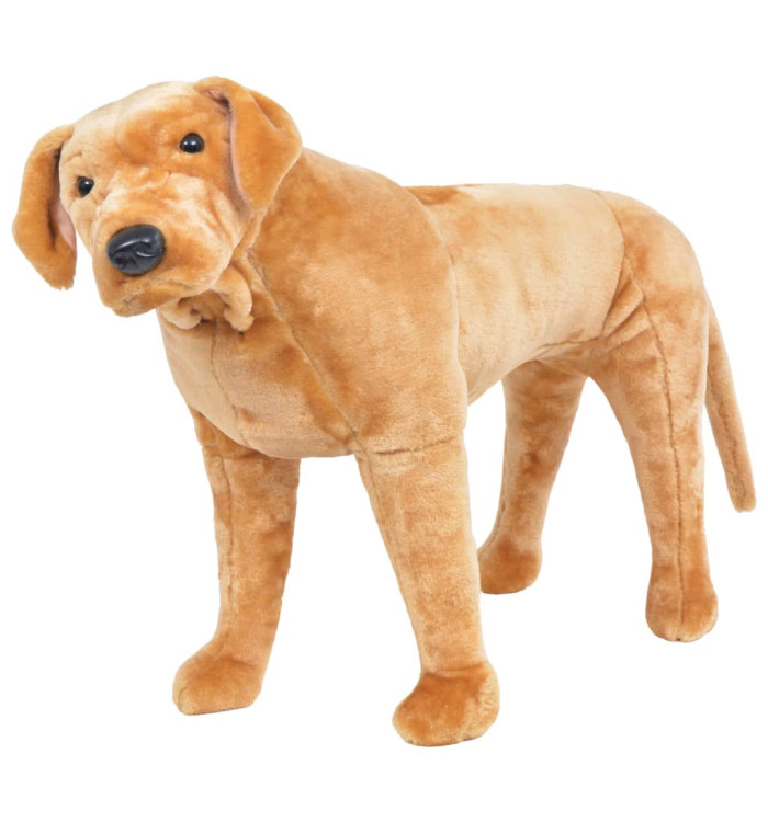 Jouet en peluche Chien de race Labrador marron clair XXL | Mobilier & Déco