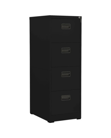 Classeur Noir 46x62x133 cm Acier | Mobilier & Déco