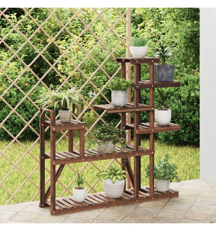Support à fleurs 110x25x111 cm bois massif de sapin | Mobilier & Déco