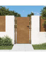 Portail de jardin 105x205 cm acier corten | Mobilier & Déco
