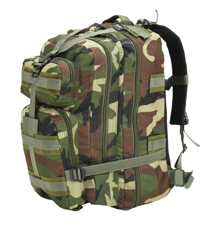 Sac à dos en style d'armée 50 L Camouflage | Mobilier & Déco