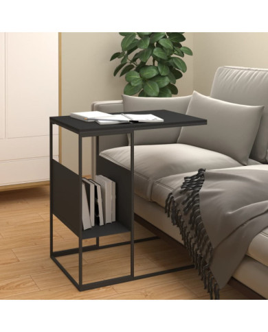 Table d'appoint Noir 55x36x59,5 cm Bois d'ingénierie | Mobilier & Déco