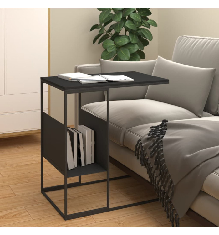 Table d'appoint Noir 55x36x59,5 cm Bois d'ingénierie | Mobilier & Déco