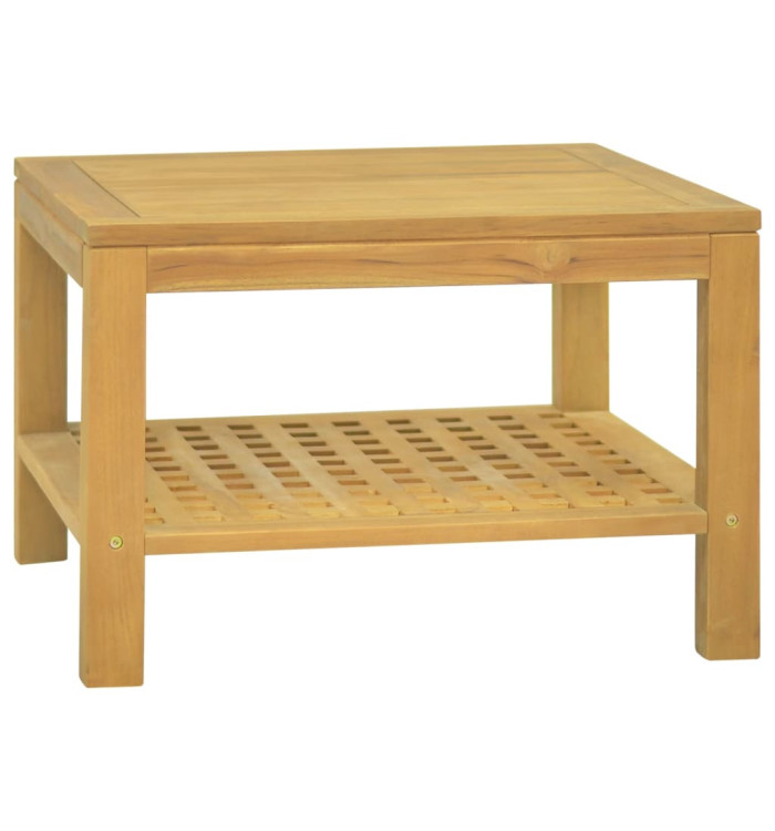 Table basse 60x60x40 cm Bois massif de teck | Mobilier & Déco