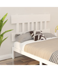 Tête de lit Blanc 138,5x3x81 cm Bois massif de pin | Mobilier & Déco