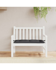 Coussin de banc de jardin noir 110x50x7 cm tissu oxford | Mobilier & Déco