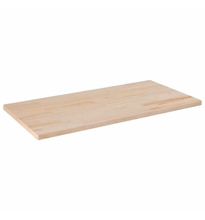 Dessus de table 100x60x2,5 cm bois de pin massif rectangulaire | Mobilier & Déco