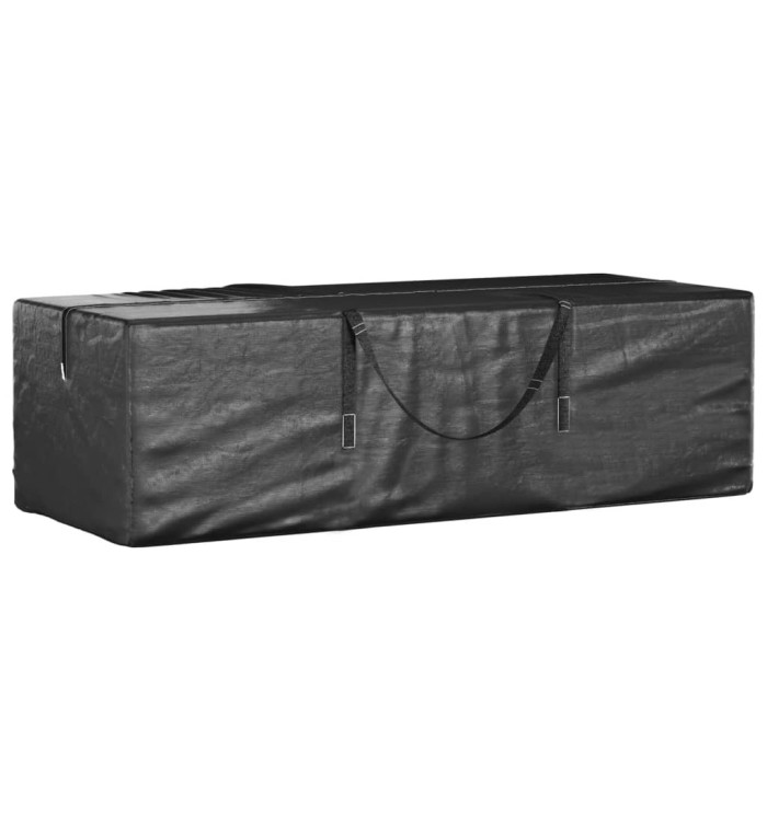 Sac de rangement pour sapin de Noël noir 135x40x55 cm PE | Mobilier & Déco