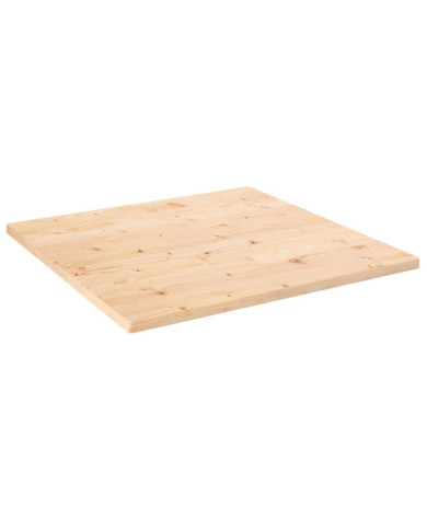 Dessus de table 70x70x2,5 cm bois de pin massif | Mobilier & Déco
