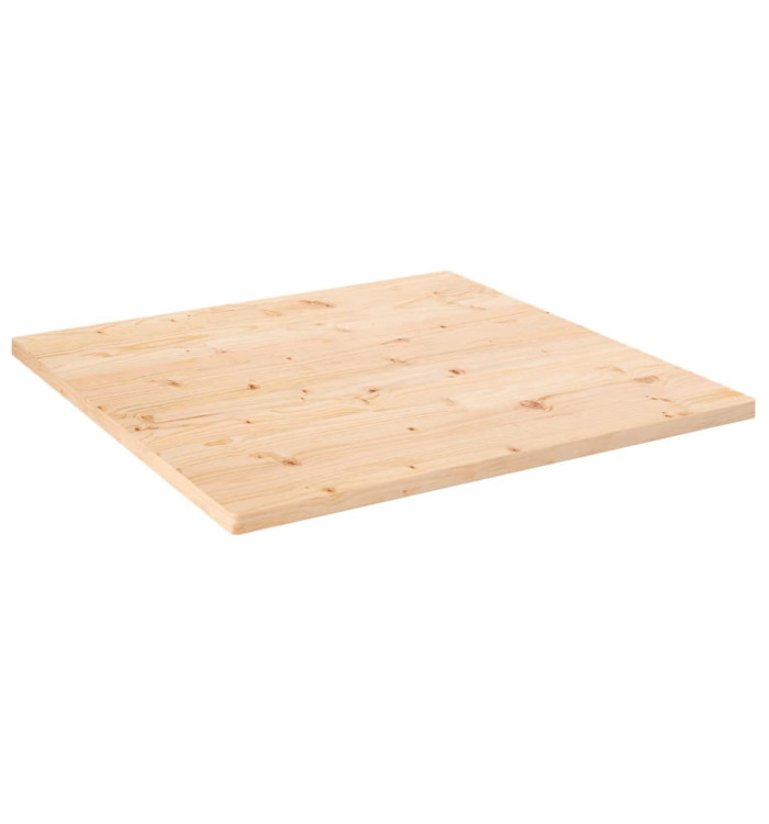 Dessus de table 70x70x2,5 cm bois de pin massif | Mobilier & Déco
