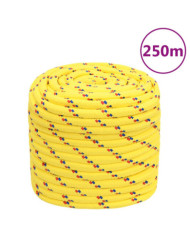 Corde de bateau Jaune 16 mm 250 m Polypropylène | Mobilier & Déco