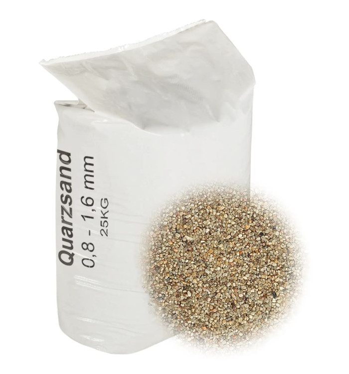 Sable filtrant 25 kg 0,8-1,6 mm | Mobilier & Déco
