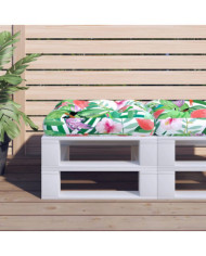 Coussin de palette multicolore 60x61,5x10 cm tissu Oxford | Mobilier & Déco
