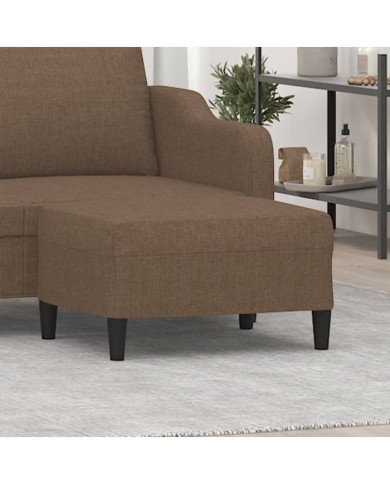 Repose-pied Marron 70x55x41 cm Tissu | Mobilier & Déco
