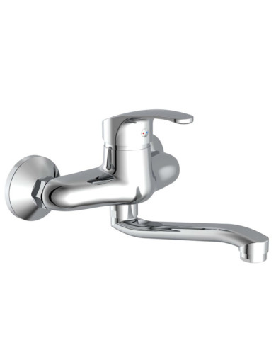 SCHÜTTE Mitigeur mural d'évier ORAZI chrome | Mobilier & Déco