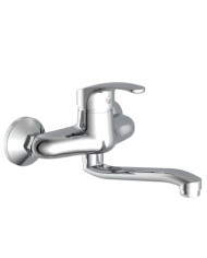 SCHÜTTE Mitigeur mural d'évier ORAZI chrome | Mobilier & Déco