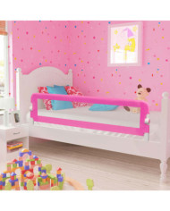 Barrière de lit de sécurité pour tout-petits 2pcs Rose 150x42cm | Mobilier & Déco