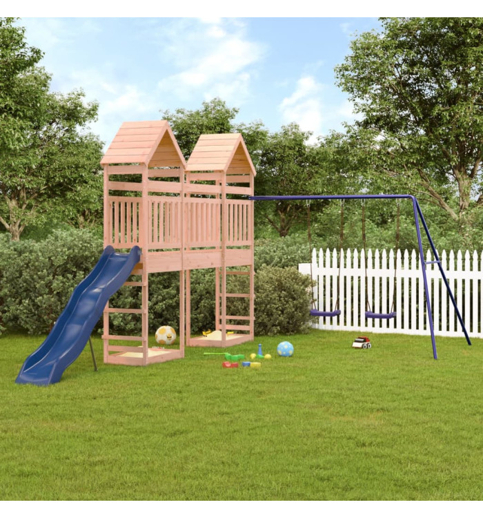 Aire de jeux d'extérieur bois massif de douglas | Mobilier & Déco