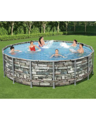 Bestway Ensemble de piscine Power Steel 488x122 cm | Mobilier & Déco