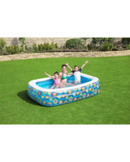 Bestway Piscine gonflable pour enfants Bleu 229x152x56 cm | Mobilier & Déco