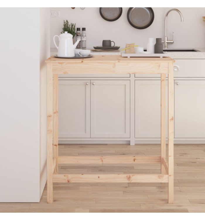 Table de bar 100x50x110 cm bois massif de pin | Mobilier & Déco