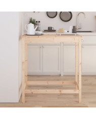 Table de bar 100x50x110 cm bois massif de pin | Mobilier & Déco