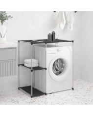 Support de rangement sur la machine à laver Noir 87x55x90,5 cm | Mobilier & Déco