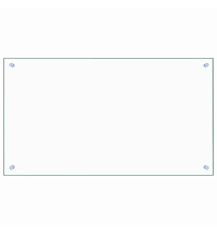Dosseret de cuisine Transparent 90x50 cm Verre trempé | Mobilier & Déco