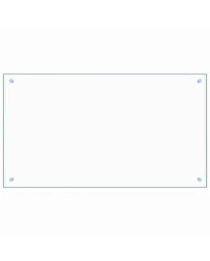 Dosseret de cuisine Transparent 90x50 cm Verre trempé | Mobilier & Déco