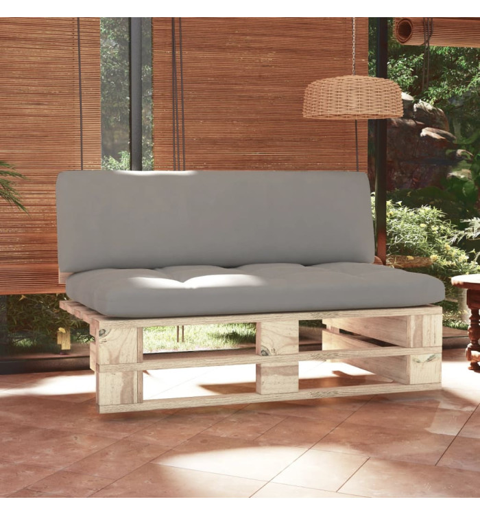 Canapé central palette de jardin bois de pin imprégné | Mobilier & Déco