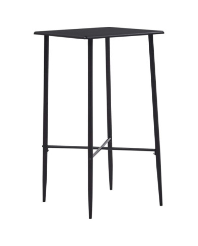 Table de bar Noir 60x60x111 cm MDF | Mobilier & Déco