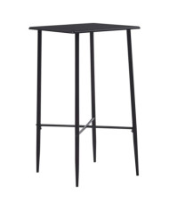 Table de bar Noir 60x60x111 cm MDF | Mobilier & Déco