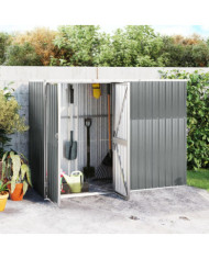 Abri à outils de jardin Gris 225x89x161 cm Acier galvanisé | Mobilier & Déco