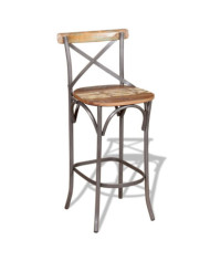 Tabouret de bar Bois de récupération massif | Mobilier & Déco