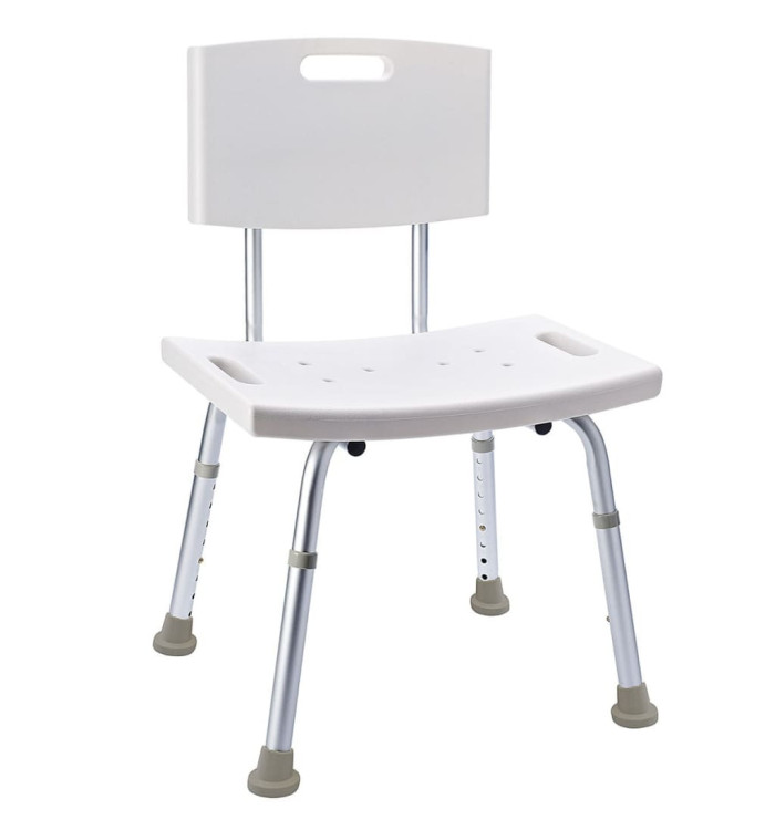 RIDDER Chaise de salle de bain blanc 150 kg A00602101 | Mobilier & Déco