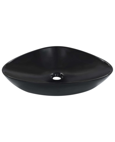 Lavabo 58,5 x 39 x 14 cm Céramique Noir | Mobilier & Déco