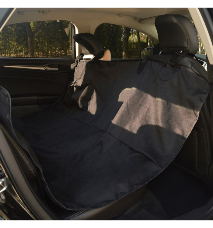 Housse de siège auto pour animaux 148 x 142 cm Noir | Mobilier & Déco