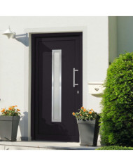 Porte d'entrée Anthracite 108x200 cm | Mobilier & Déco