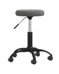 Chaise de salle à manger Gris foncé Velours | Mobilier & Déco